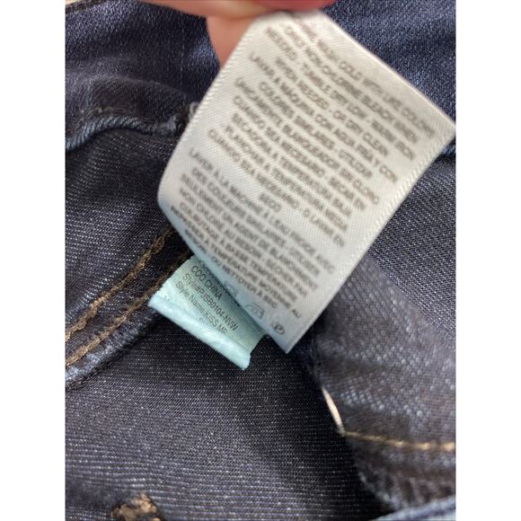 Jessica Simpson Jeans Womens Size 14W Kiss Me Super Skinny Dark Wash Denim - Picture 6 of 13